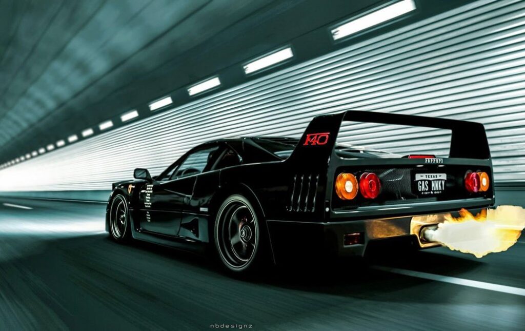 Ferrari F40 Black: The Road-Legal Race Car