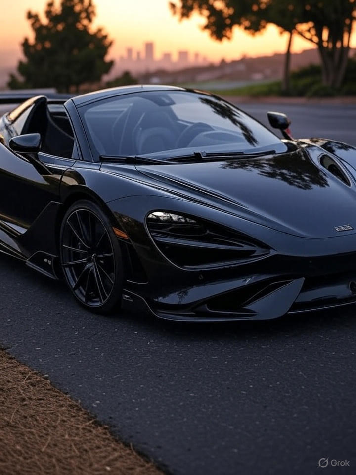 McLaren 765LT Spider Amethyst Black